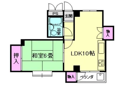 RIVER COURT箕面【2階】の間取り