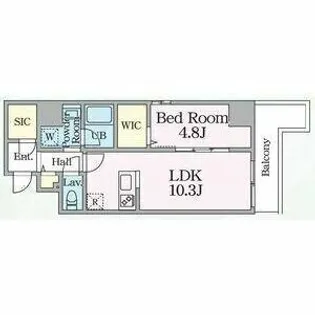 E-city大須【12階】の間取り