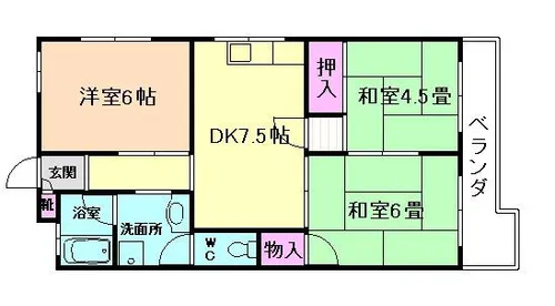 トーアブラン【2階】の間取り