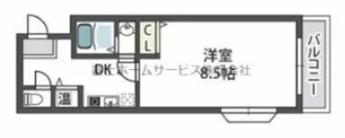 ヴェローナⅠ【11階】の間取り