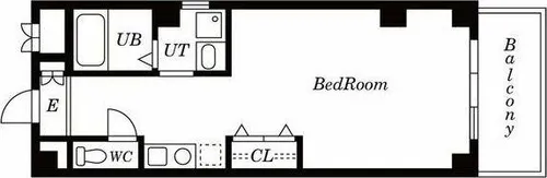 フレンテ靭公園【7階】の間取り