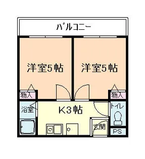 ティファニーヒルズ【102号室】の間取り