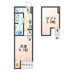LEGARE伏見【2階】の間取り