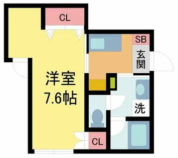 HEBEL HAUS すみれ【102号室】の間取り