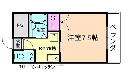 エストレーラ【3階】の間取り