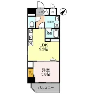 パークアベニューサウンド薬院【3階】の間取り