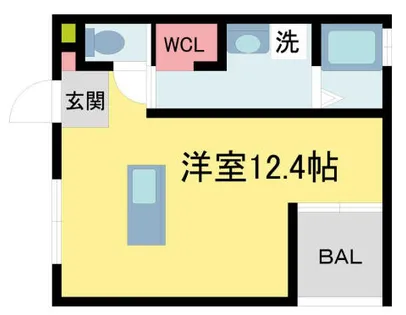 une brise仁川【102号室】の間取り