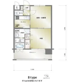 エンクレスト薬院Ⅱ【1103号室】の間取り