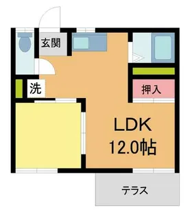 カーサ西台A棟【105号室】の間取り