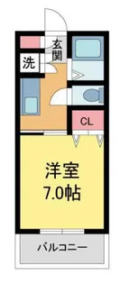 ケイズキューブ【303号室】の間取り