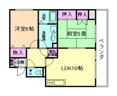 アルバート箕面 参・五番館【2階】の間取り