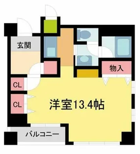 ルーア芦屋【2階】の間取り