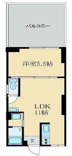 第二グリーンハイツ【5階】の間取り