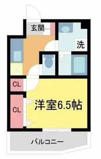 ルナメゾン芦屋【2階】の間取り