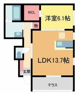 シャーメゾン御影【1階】の間取り