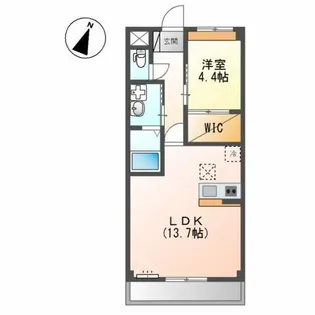 グランドフィルコース【1階】の間取り