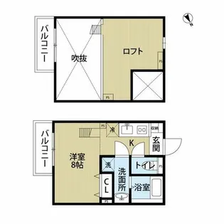 セジュール楠(セジュールクスノキ)【103号室】の間取り