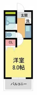 ラカーザフェリーチェ【3階】の間取り