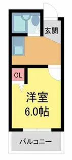 シティパル【1階】の間取り