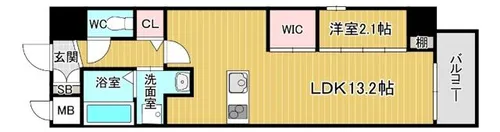 ONLYONE池田新町【4階】の間取り