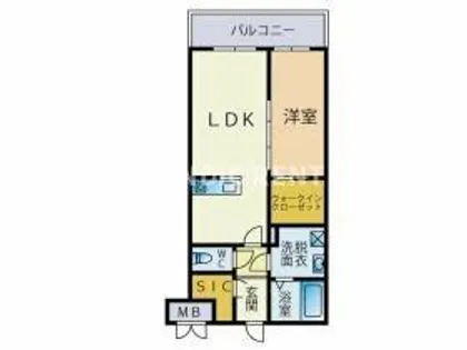 コンフォート・フサ【4階】の間取り