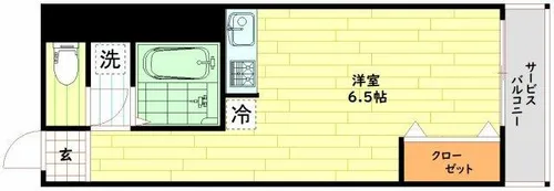 大阪府大阪市城東区蒲生2丁目【マンション】の間取り