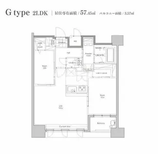 エンクレスト博多STYLE【15階】の間取り