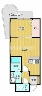 ディアコートパルフェ【6階】の間取り