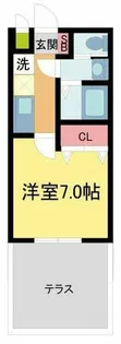 ウインズコート井口堂【1階】の間取り