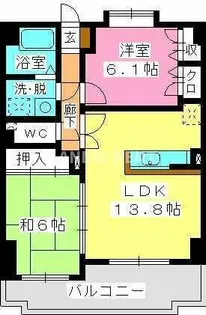 ジュノーパレス【2階】の間取り