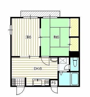 ジュネス奥田Ⅲ【1階】の間取り