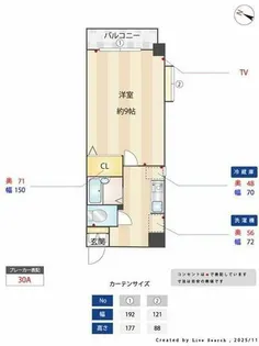 サンコート箱崎【4階】の間取り