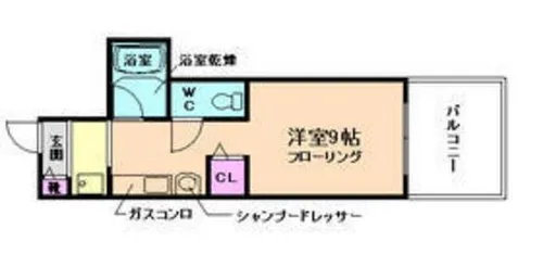 山仁サツキハイツⅡ【304号室】の間取り
