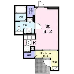 カレント・レジデンスⅡ【1階】の間取り