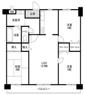 アルコート高岡【2階】の間取り