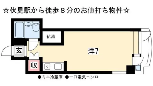 リアライズ錦【901号室】の間取り