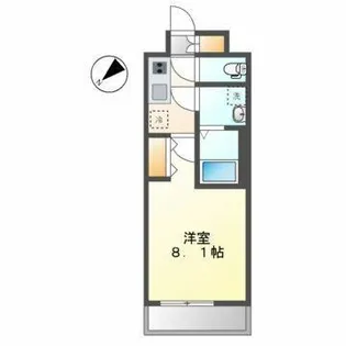 エスリード新栄グラティア【2階】の間取り