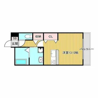 DAIKENN武庫之荘 ポルタ【G号室】の間取り