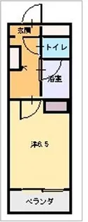 M’sコート紫雲【2階】の間取り
