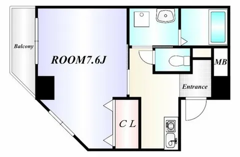 矢島ビル【5階】の間取り