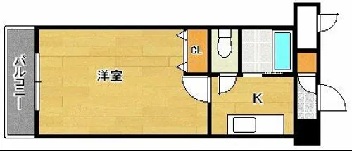 アヴィニール清水【11階】の間取り