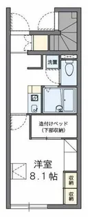 レオパレス高尾【1階】の間取り