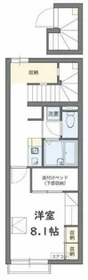 レオパレスUY【1階】の間取り