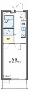 レオパレスToma Ⅲ【2階】の間取り