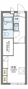 レオパレスMARGUERITE【1階】の間取り