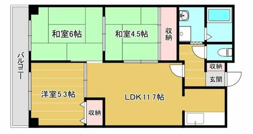 クオレグランデ【302号室】の間取り