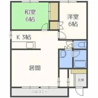 CORT63【101号室】の間取り