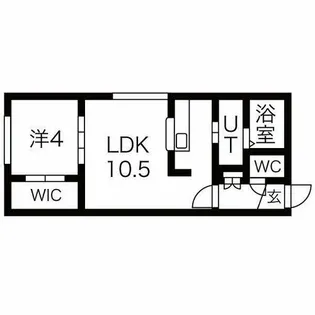 LUMINOUS平岸【3階】の間取り