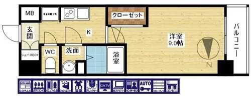 PHOENIX新大阪【3階】の間取り