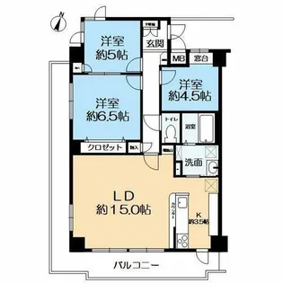 リコリス【201号室】の間取り